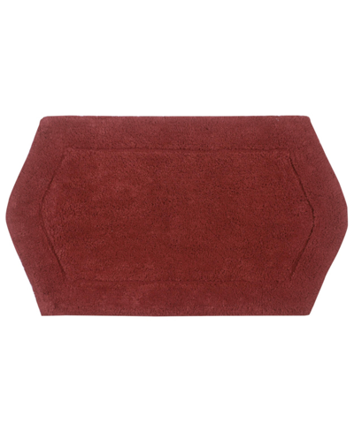 Home Weavers Waterford Bath Rug 24" X 40" Bedding In Red