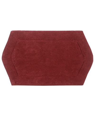 Home Weavers Waterford Bath Rug, 21" X 34" In Red