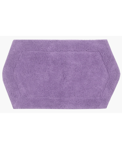 Home Weavers Waterford Bath Rug, 21" X 34" In Purple