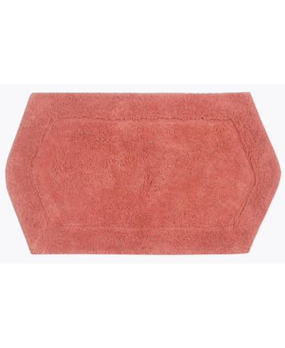 Home Weavers Waterford Bath Rug, 24" X 40" In Coral
