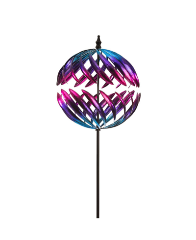 Evergreen Bold Movement Metal Kinetic Garden Spinner In Multicolored