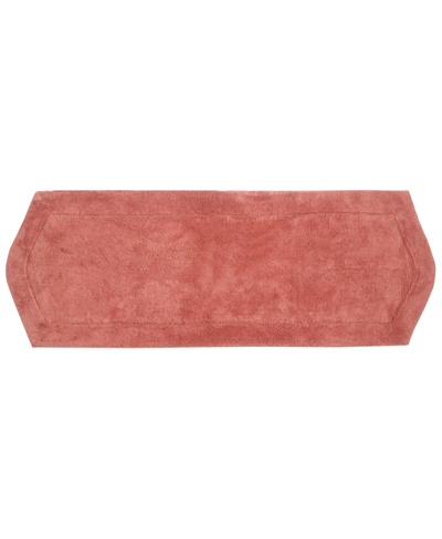 Home Weavers Waterford Bath Rug 22" X 60" Bedding In Coral