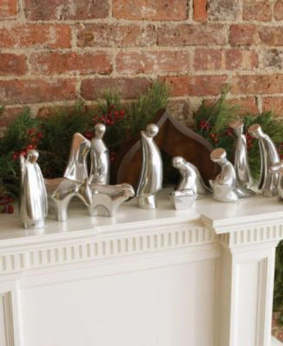 Nambe Nativity Collection In Silver