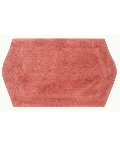 Home Weavers Waterford Bath Rug, 21" X 34" In Coral