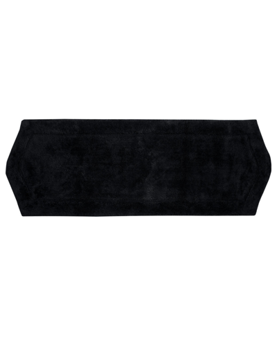 Home Weavers Waterford Bath Rug, 22" X 60" In Black