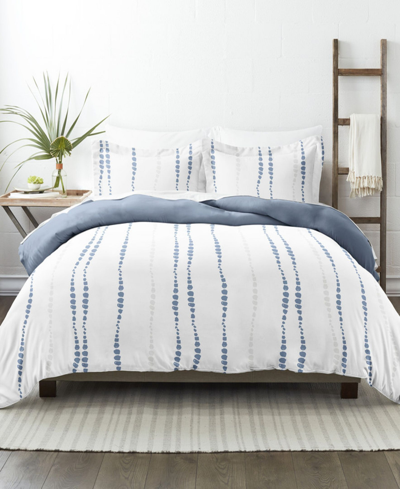 Ienjoy Home Home Collection Premium Ultra Soft 3 Piece Reversible Duvet Cover Set, King/california King Bedding In Navy