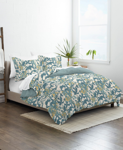 Ienjoy Home Home Collection Premium Ultra Soft 3 Piece Reversible Duvet Cover Set, King In Teal