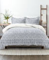 Ienjoy Home Ultra Soft Romantic Damask 2-pc. Duvet Cover Set, Twin/twin Xl In Navy Modern Rustic