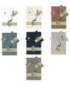 Linum Home Textiles Turkish Cotton Penelope Embellished Towel Sets Collection Bedding In Navy