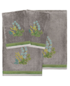 LINUM HOME TEXTILES TURKISH COTTON BOTANICA EMBELLISHED TOWEL SET, 4 PIECE