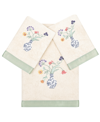 Linum Home Turkish Cotton Stella Embellished 3-pc. Bath Towel Set In Beige