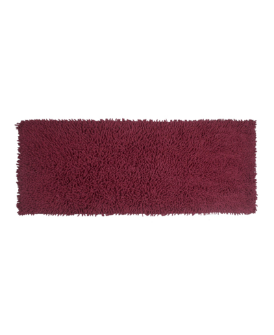 Home Weavers Fantasia Bath Rug, 21" X 54" In Red