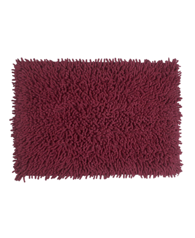 Home Weavers Fantasia Bath Rug, 17" X 24" In Red