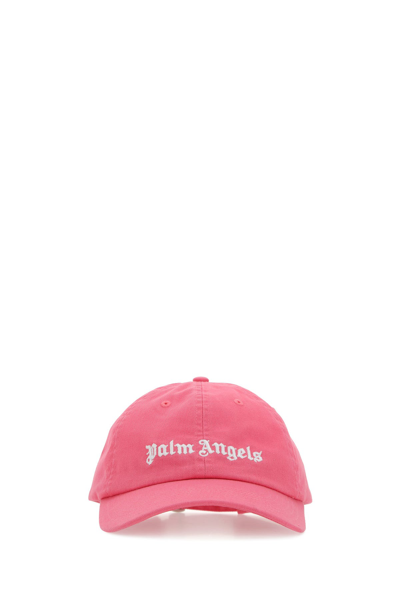 Palm Angels Logo Cap In Pink