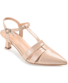 Journee Collection Collection Women's Jazlynn Wide Width Pump In Nude
