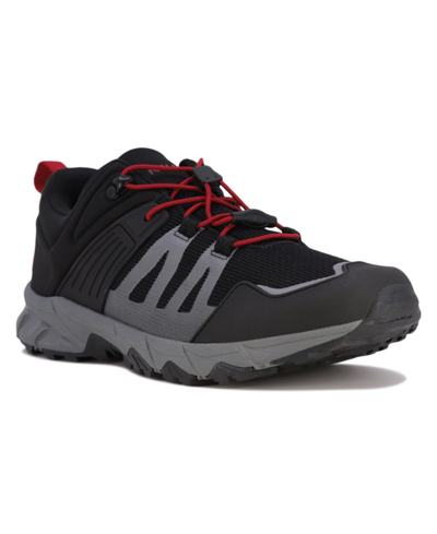 Nautica Men's Anzo Low Hiking Boots Men's Shoes In Black/red