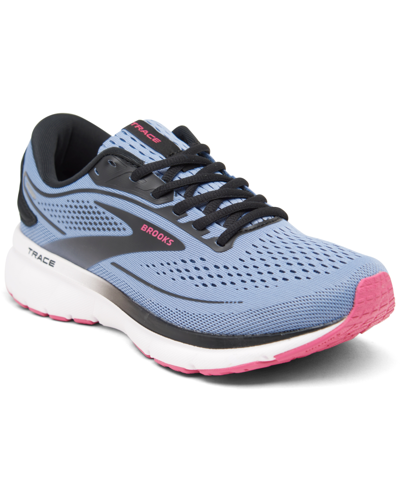 Brooks Women's Trace 2 Running Sneakers From Finish Line In Purple Impression