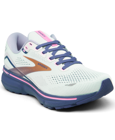 Brooks Women's Ghost 15 Running Sneakers From Finish Line In Spa Blue ...