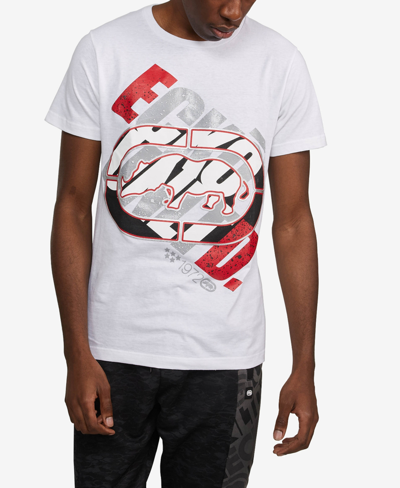 Ecko Unltd Men's Big And Tall Ecko Air Max Graphic T-shirt In White