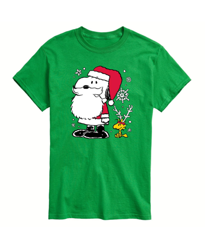 Airwaves Men's Peanuts Christmas Short Sleeve T-shirt In Green