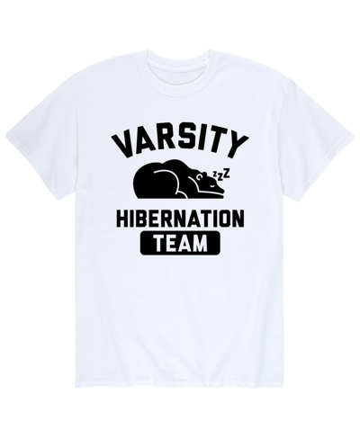 Airwaves Men's Hibernation Team Short Sleeve T-shirt In White
