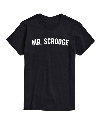 Airwaves Men's Mr Scrooge Short Sleeve T-shirt In Black