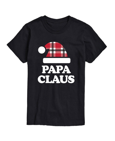 Airwaves Men's Papa Claus Short Sleeve T-shirt In Black