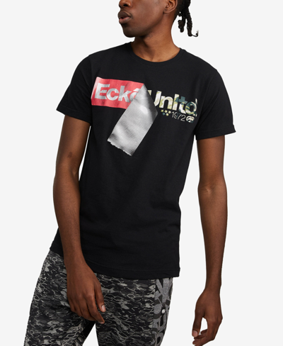 Ecko Unltd Men's Big And Tall Reveal Graphic T-shirt In Black