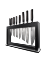 CUISINE::PRO DAMASHIRO EMPEROR HISA KNIFE BLOCK SET, 9 PIECE