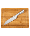 CUISINE::PRO DAMASHIRO 6.5" SANTOKU & 10"X13.5" BOARD SET