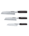 CUISINE::PRO DAMASHIRO EMPEROR SANTOKU SET, 3 PIECE