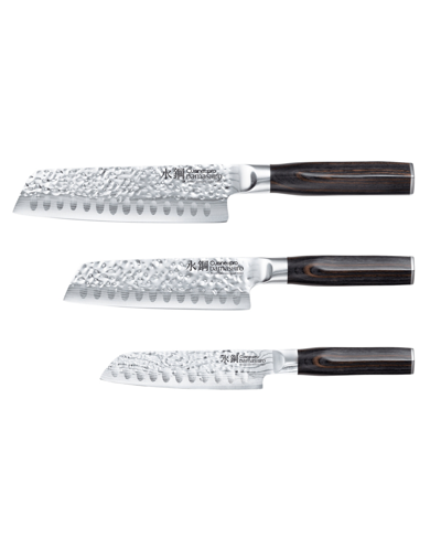 Cuisine::pro Damashiro 3 Piece Emperor Santoku Set