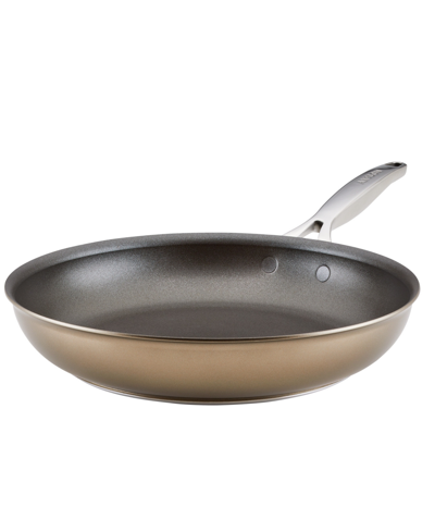 Anolon Ascend Hard Anodized Aluminum Non-stick 12" Frying Pan In Bronze