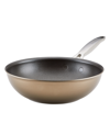 ANOLON ASCEND HARD ANODIZED ALUMINUM NON-STICK 10" STIR FRY PAN