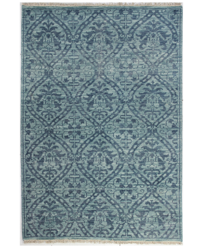 Bb Rugs Carah Crh-107 Teal 7'6" X 9'6" Area Rug