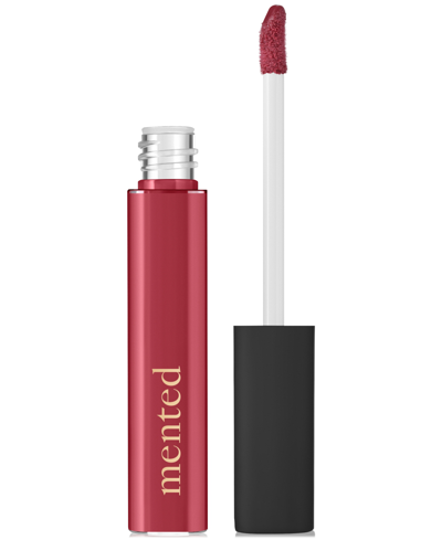 Mented Cosmetics Lip Gloss In Cran- Berry With Red Undertone