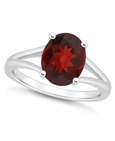 Macy's Women's Garnet (3-1/10 Ct.t.w.) Ring In Sterling Silver