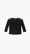 MIA Girls - Studded Sweater in Black