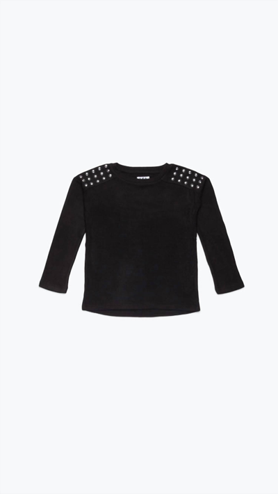 Mia Kids' Girls - Studded Sweater In Black