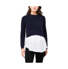 Ripe Maternity Mandy Detachable Nursing Knit Navy In Navy