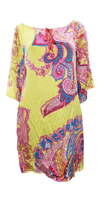 HALE BOB Women'S Printed Silk Dress in Tl10