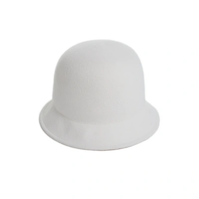 Nina Ricci Wool Cloche Hat In 白色