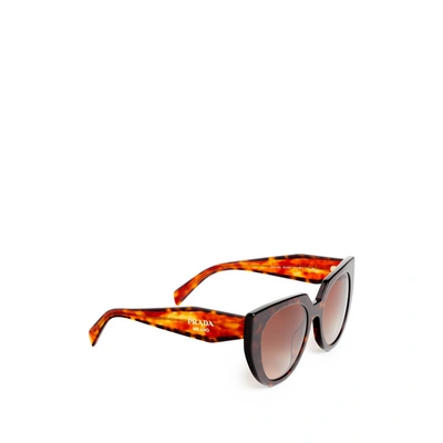Prada Women's Cat Eye Sunglasses, 52mm In Tortoise