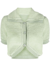 Jacquemus Green Le Papier 'le Cardigan Campana' Cardigan In Green
