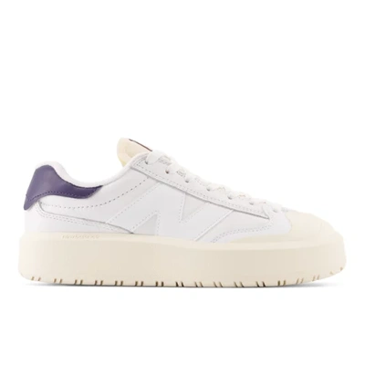New Balance Unisex Ct302 In White/purple