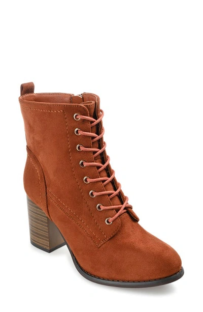 Journee Collection Baylor Bootie In Orange