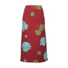 La Doublej Pencil Skirt In Ortensia Bordeaux