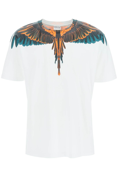 Marcelo Burlon County Of Milan Icon Wings Regular T-shirt In Multi-colored