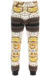 MOSCHINO MILITARY TEDDY SCARF SWEATPANTS