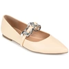 Shop Journee Collection Collection Women's Metinaa Flat In Beige